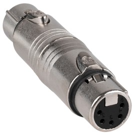 Neutrik NA5FF 5 Pin XLR DMX Female to Female Gender Changer Adapter