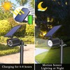 WaitScher Solar Motion Lights Outdoor Waterproof 3600mAh Solar Security Light