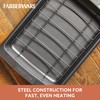 Farberware Bakeware Nonstick Roasting Pan/Roaster with U-Rack, 14.75 Inch x