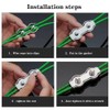 20 Pcs stainless steel duplex wire rope cable clamp/wire rope