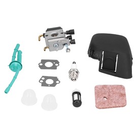 Aluminum Carburetor Kit Carburetor Air Filter Cover Replacement Carb Repair Rebuild Kit for STIHL FS45 46 55 55R FC55 38