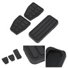 AMONIDA Car Pedal Pad Kit, 3 Pieces Car Rubber Pedal