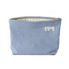 HAPPYHEIDI Large Corduroy Makeup Bag Compartment Cosmetic Toiletry Travel Accessory