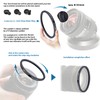 46 mm to 40.5 mm Lens Adapter Ring, Step-Down Ring