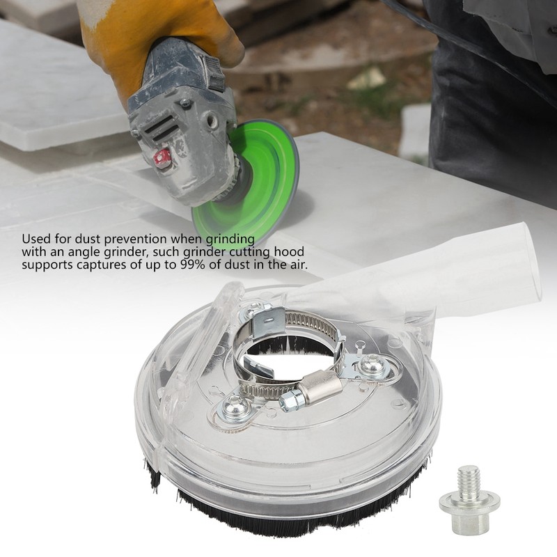 Angle Grinder Accessories Transparent Polycarbonate Grinding Cover with Heightening Pad