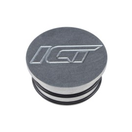ICT Billet Duramax Turbo Diesel 2004.5-10 LBZ LLY LMM Mouth Piece Resonator Noise Reduction Plug Cover Cap 6.6L Seal Billet Aluminum Made in America ICT Billet 551503