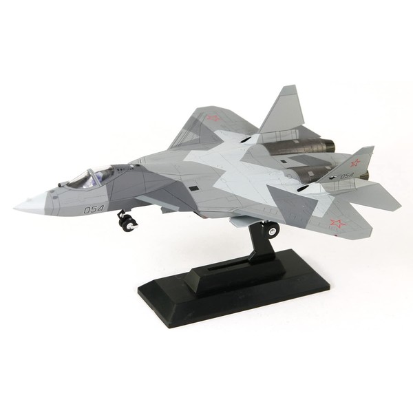 Pit Road 1/144 SN Series Russian Air Force Fighter Airplane Su-57 Plastic Model SN21 Molded Color