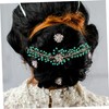 Handmade Soft Chain Rhinestone Hair Accessories for Brides Elegant Crystal