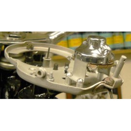 AAOK Skull & Cateye DASH MOUNTING Kit for 1936 - 1946 Harley Knuckle UL 45 WLA Servi