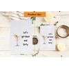 Funny Hostess Bar Towel Let's get Down and Dirty Martini