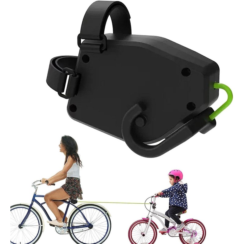 Children's Bicycle Tow Rope with Triangle Bag, Elastic 2.5 m