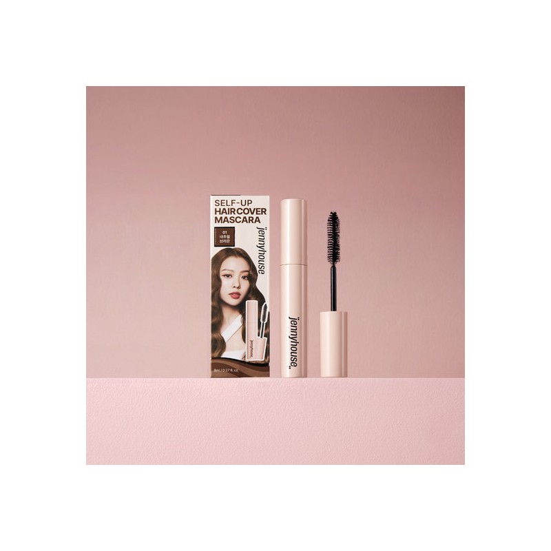 Jennyhouse Self-Up Gray Hair Cover Mascara 8ml - Natural Brown