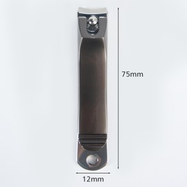 Nail Clippers Toenail 75 mm Professional Stainless Steel Toenail Clippers Suitable for Seniors - Large Nail Clippers with Wide Jaws and Catchers