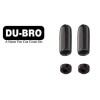DU-BRO ANTENNA CAPS WITH TUBING ( PACKAGE OF 2 )(