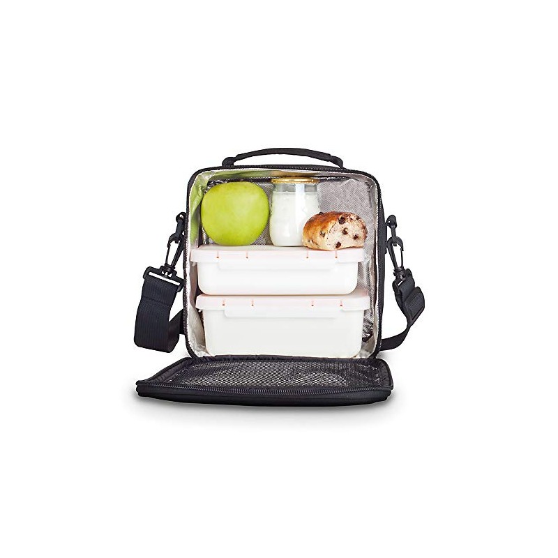 Valira Nomad Black Compact Fold Up Lunch Bag