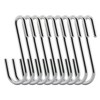 RuiLing Chrome Finish Steel S hook Cookware Universal Pot Rack