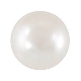 Studex Sensitive Large 8mm White Faux Pearl Gold Plated Stud Earrings
