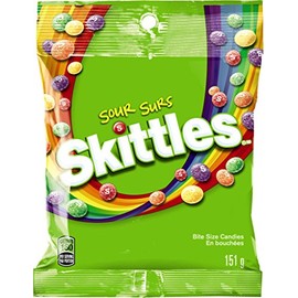 Skittles Candy, Sours, 5.7 Ounce (Pack of 12)