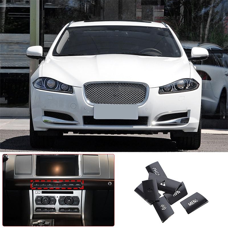 Car Multimedia Button Cover Suitable for Jaguar XF 2012-2015, 7