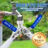 304 Stainless Steel Garden Hose Splitter 2 Way Heavy Duty,