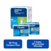 Contour Plus Paquete 50 Tiras Y 50 Lancetas P Glucometro