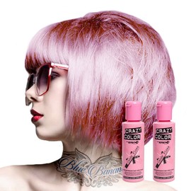 2 x Crazy Colour Semi Permanent Hair Colour 100ml, , ,