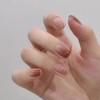 XUZOO Nail Tip, 3D Nails, Short, Long, Cute, Floral Pattern,