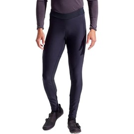 PEARL IZUMI Men's Cycling Tights, Insulated & High-Stretch Fabric, AmFIB, Water & Wind-Protection with Safety Elements, Black, Large