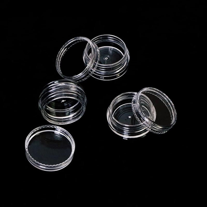 Cream Case, 10 Round Case, 10 Spatulas, Refill Containers, Cosmetics,