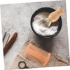 SAFIGLE 1 Set Wooden Beard Comb and Shaving Brush Kit