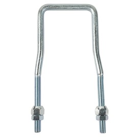 Soporte de montaje de neumático de repuesto para remolque, perno en U, chapado en zinc, montaje lateral de 4 o 5 lengüetas, apto para barco de esquí, barco de pesca o remolque de velero