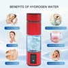 Hydrogen Water Bottle, 250ml Portable Hydrogen Water Bottle Generator with