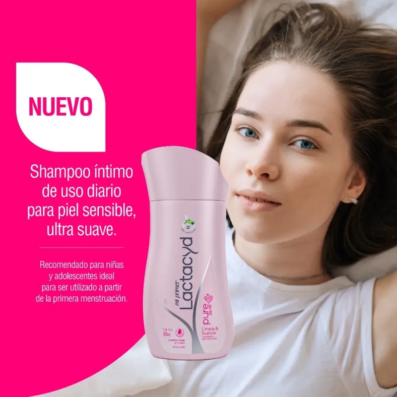 Lactacyd Pro-Bio Mi Primer Shampoo Íntimo Pure For Me, 80