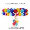 A-yeite Autism Awareness Stackable Bracelets for Women Elastic Colorful Love