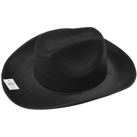 U. S. Toy Black Cowboy Hat
