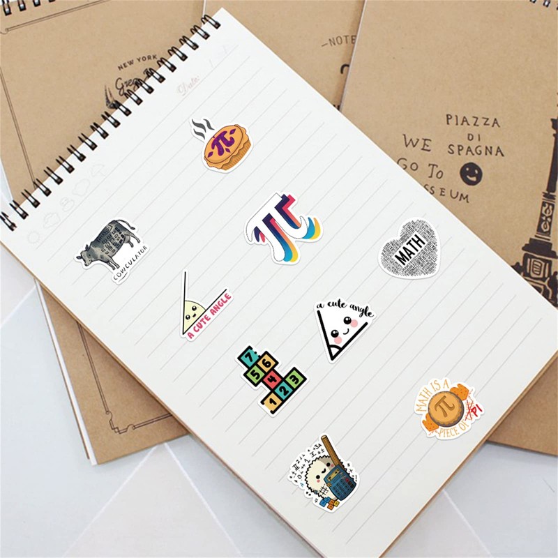 50 PCS Math Stickers Bulk for Teens Adults Students Teacher