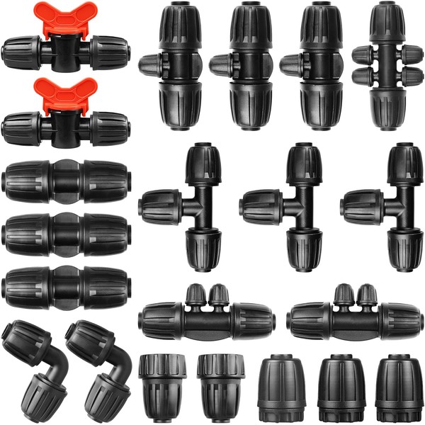 Gardrip Drip Irrigation Fittings for 1/2 Inch Tubing：1/2'' Drip Line