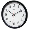 Infinity Instruments 14 inch Shatter Resistant Round Non-Ticking Silent Battery