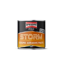 Arexons Car Care Pro Storm Ceramic Abrasive Paste Removes Stains, Streaks and Residues on the Bodywork, Polished Oxidized Paints 150ml