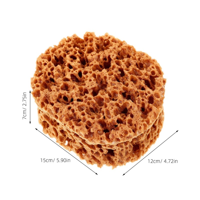 ibasenice Seaweed Tool 4.7 Inch Reusable Natural Sponge for Painting