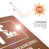 Baby Changing Station Men's Room Sign, 10x14 Inches, Rust Free