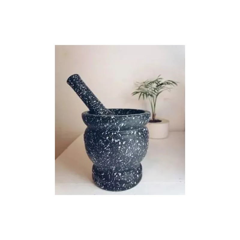 MOLIN MORTERO Mortero Manual Molcajete Machacador Cocina Ajos Especias