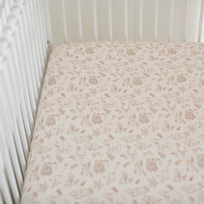 Sorrel + Fern 2-Pack Crib Sheet for Standard Crib Mattress