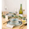 TheTerra Ceramic Dinnerware Sets for 6, 18 Pieces Porcelain Lightweight