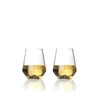 Sempli Monti Bianco Stemless Wine Glasses Set of 2 -