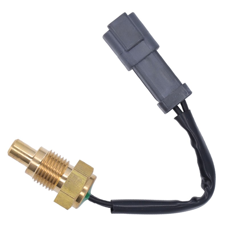2Pin Excavator Water Temperature Sensor Brass High Accuracy Robust Water