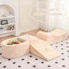 Tiita Foam Climbing Blocks with Small Ball Pit Playground for