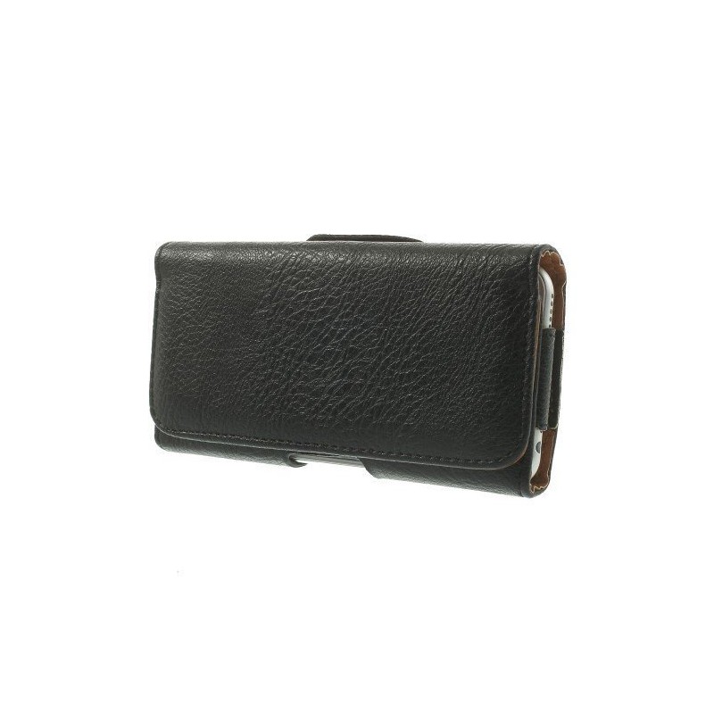 DFV mobile - Case Belt Clip Synthetic Leather horizontal Premium