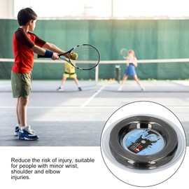 Polyester Tennis String, 200m 656.2ft Durability Polyester Tennis Racket String, Round StrikeResistance Hard Racquet String, Firm Durability, Increases Strength and Resilience