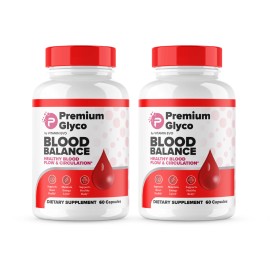 Premium Glyco (2 Pack) Premium Glyco Blood Balance Capsules, PremiumGlyco (120 Capsules)